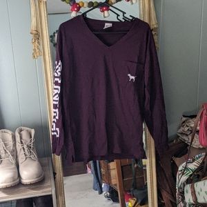 VS Pink long sleeve tee